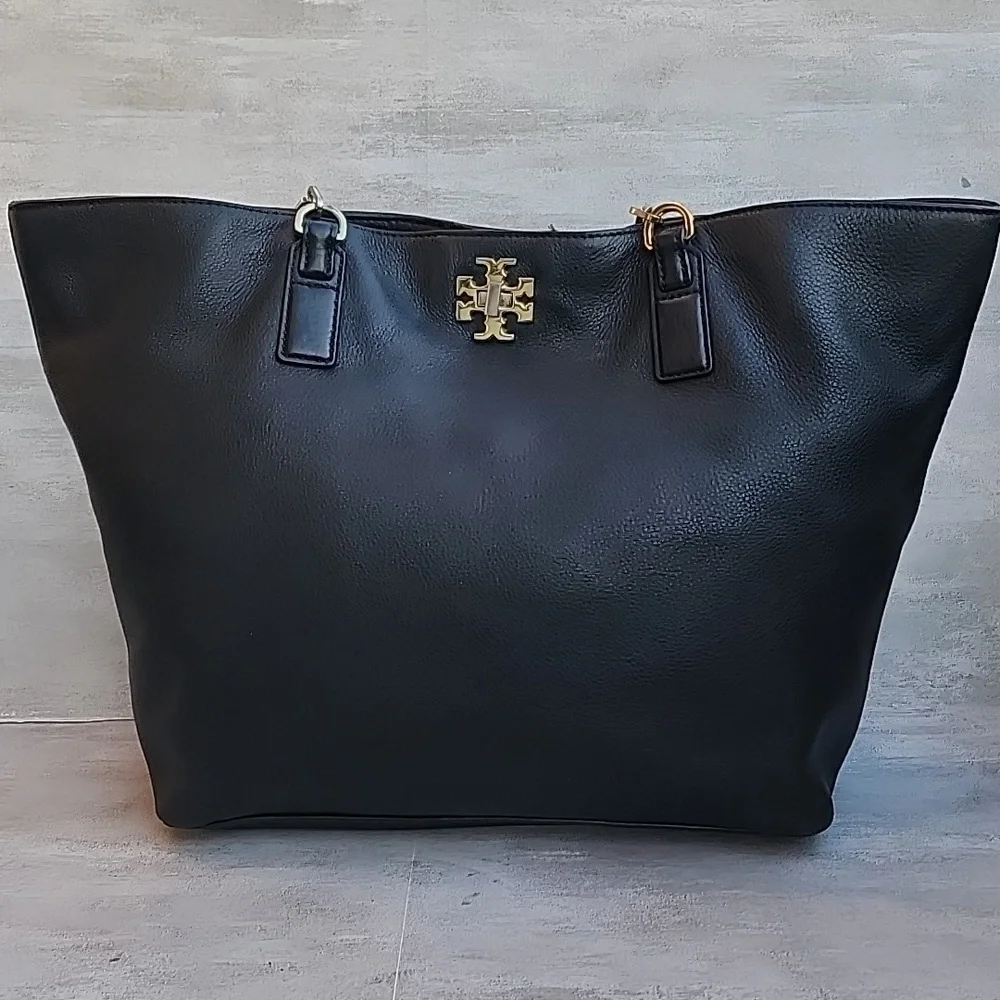Tory Burch  Mercer Shiraz Leather Tote Handbag